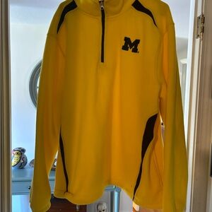 Nike Yellow Pullover with M Logo